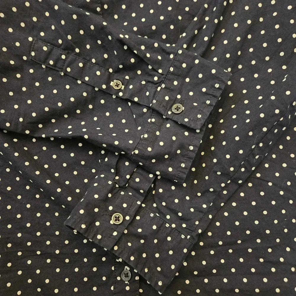 Tommy Hilfiger Relaxed Fit Mem's Polka Dot button-down shirt size XL